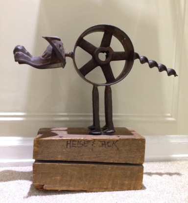Sculpture by William Heise and early collaborator Zack, bought at B. Altman.