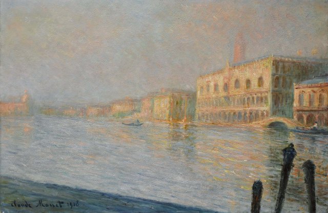 Lot 40 Property from the Collection of Anthony Goldschmidt Claude Monet Le Palais Ducal Signed Claude Monet and dated 1908 (lower left) Oil on canvas 22 ½ by 36 ¼ in. 57 by 92 cm Painted in 1908. Est. $15/20 million Sold for $23,098,000